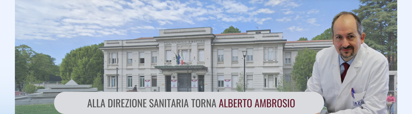 Alla Direzione Sanitaria torna Alberto Ambrosio: ieri la nomina da parte del Direttore Generale