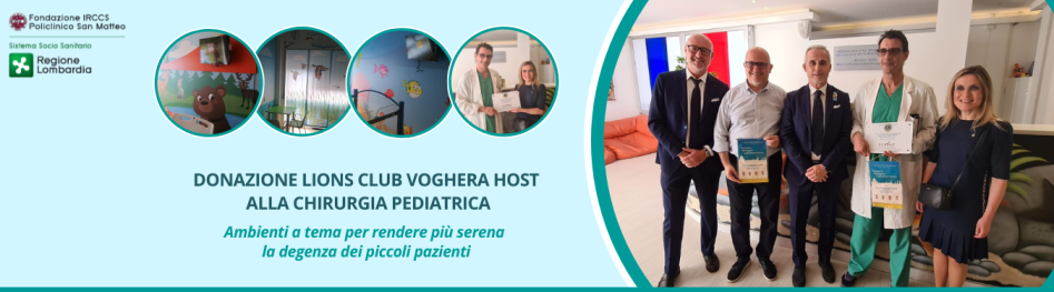 Slider Donazione Lions club Voghera Chirurgia Pediatrica