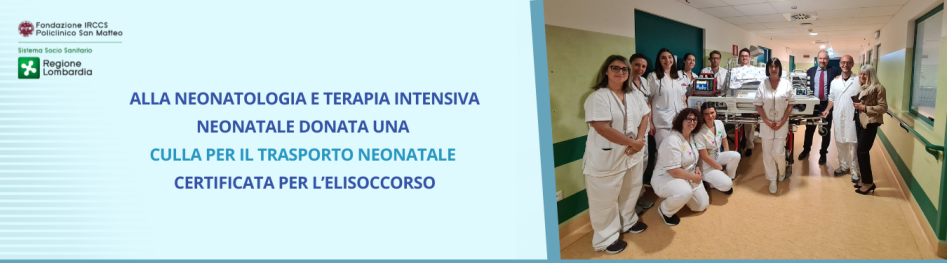 Slider donazione culla Neonatologia