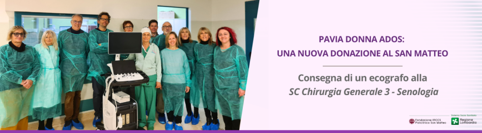 Slider donazione ecografo senologia ADOS